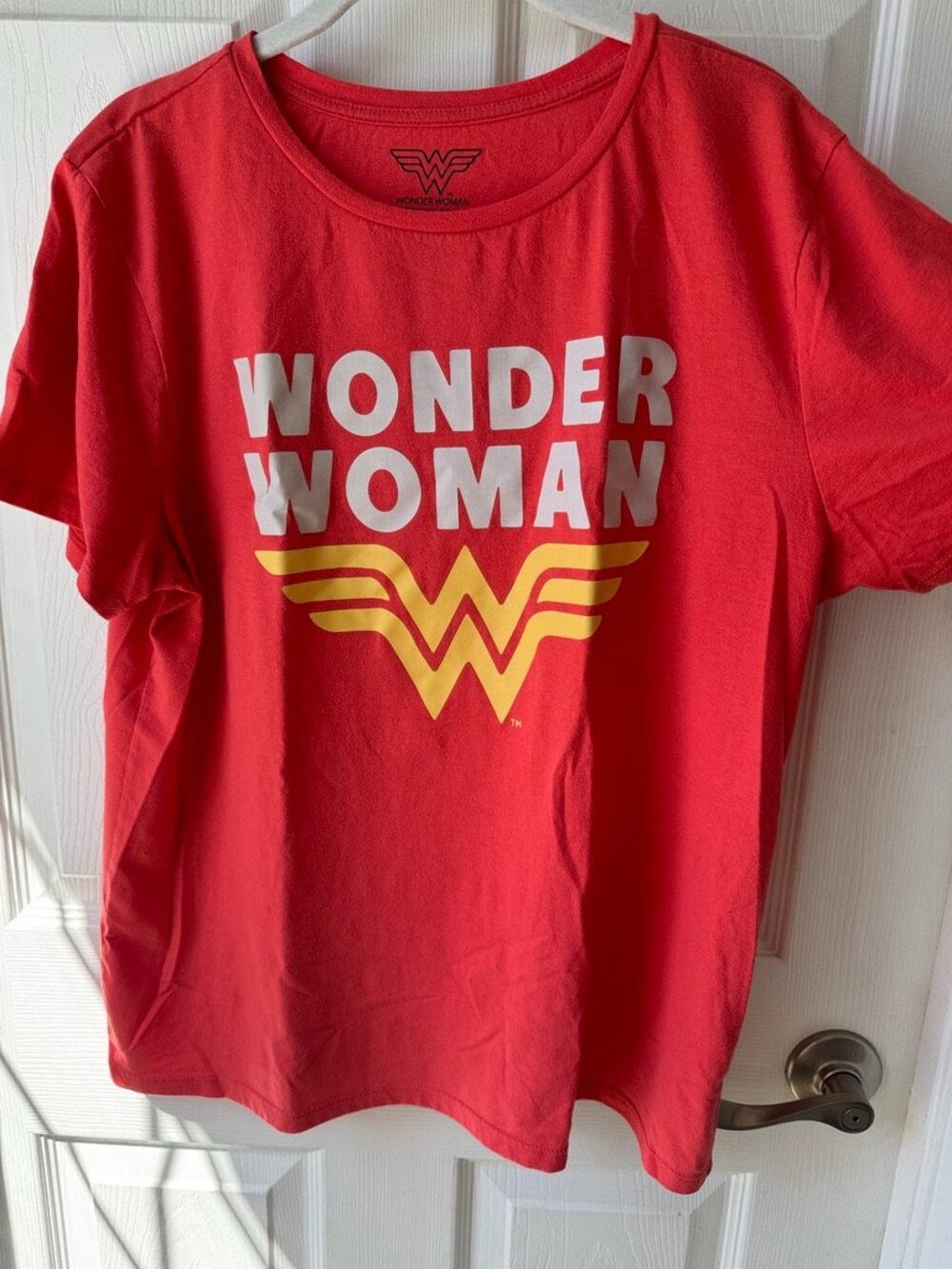 Women’s Wonder Woman Tee in Red, white and Yellow - Large